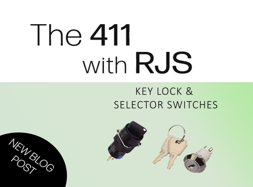 411 with RJS Electronics Ltd - Key lock and selector Switches