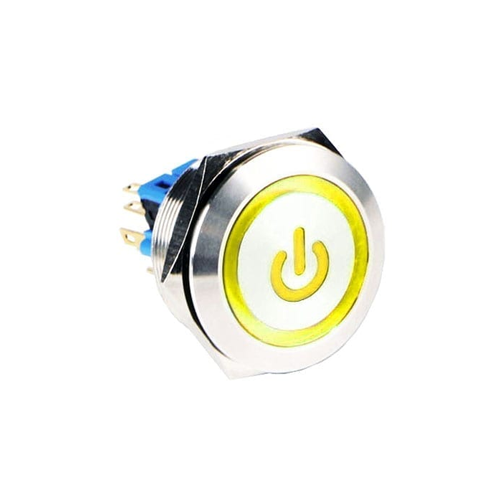 28mm metal push button switch, custom LED illumination, anti vandal switch, RGB switches, panel mount, LED SWITCHES, RJS Electronics