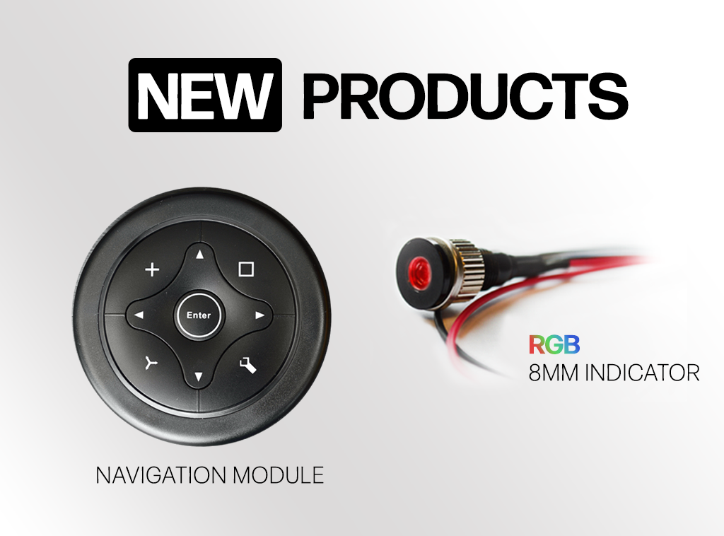 NEW PRODUCTS TO RJS ELECTRONICS NAVIGATION MODULE AND RGB 8MM INDICATOR