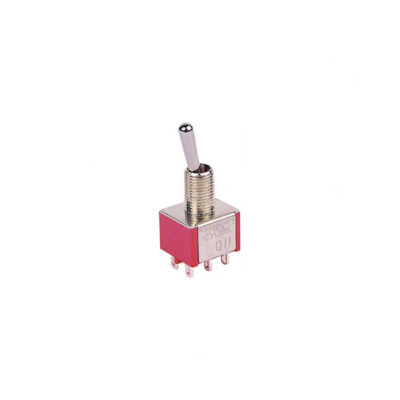 1M - DPDT- Toggle Switches, PCB switches PCB, Panel mount, Toggle Switches, IP rated, without LED illumination, guards and accessories available. Miniature toggle switch, sealed waterproof toggle switch, sub-miniature toggle switches, ultraminiature toggle switches. Horizontal, right angle, vertical toggle switch. RJS Electronics Ltd.