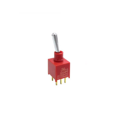 2A Series - Toggle Switches, PCB switches. M2 - DPDT - IP67 rated -PCB, Panel mount, Toggle Switches, IP rated, without LED illumination, guards and accessories available. Miniature toggle switch, sealed waterproof toggle switch, sub-miniature toggle switches, ultraminiature toggle switches. Horizontal, right angle, vertical toggle switch. RJS Electronics Ltd.
