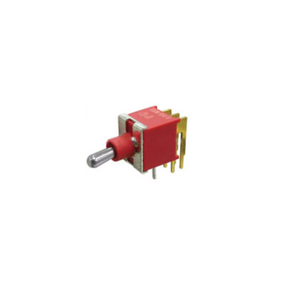 2A Series - Toggle Switches, PCB switches. M6 - DPDT - horizontal - IP67 rated -PCB, Panel mount, Toggle Switches, IP rated, without LED illumination, guards and accessories available. Miniature toggle switch, sealed waterproof toggle switch, sub-miniature toggle switches, ultraminiature toggle switches. Horizontal, right angle, vertical toggle switch. RJS Electronics Ltd.