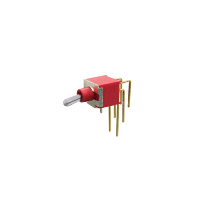 2A Series - Toggle Switches, PCB switches. M7 - DPDT - horizontal - IP67 rated PCB, Panel mount, Toggle Switches, IP rated, without LED illumination, guards and accessories available. Miniature toggle switch, sealed waterproof toggle switch, sub-miniature toggle switches, ultraminiature toggle switches. Horizontal, right angle, vertical toggle switch. RJS Electronics Ltd.