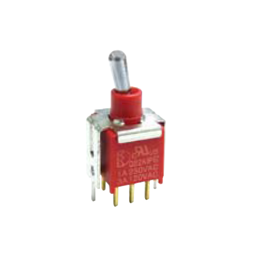 PCB, Panel mount, Toggle Switches, IP rated, without LED illumination, guards and accessories available. Miniature toggle switch, sealed waterproof toggle switch, sub-miniature toggle switches, ultraminiature toggle switches. Horizontal, right angle, vertical toggle switch. RJS Electronics Ltd.