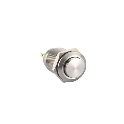 metal antivandal push button switch, no illumination, panel mount, rjs electronics ltd