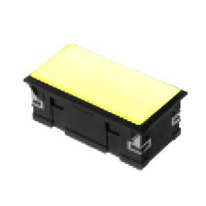 3L-illuminated LED indicator Panel mount - Rect. Connector type - Yellow - RJS Electronics Ltd