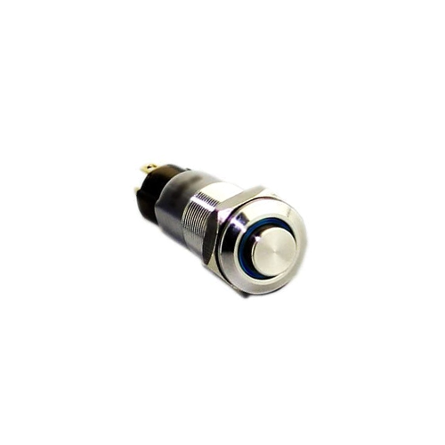 10mm push button switch, ring led illumination, antivandal, LED SWITCHES, rjs electronics ltd