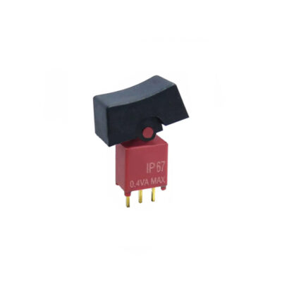 4ASeries - SPDT - Sealed Sub-Miniature Plastic Rocker Switches, Panel Mount switches. RJS Electronics Ltd, pcb, panel mount, rocker switch, switch without LED illumination, SPDT, IP67 rated, electromechanical switch, RJS Electronics Ltd.