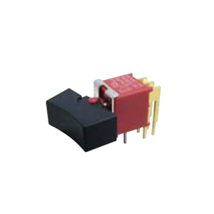 4ASeries - M6 - DPDT - Sealed Sub-Miniature Plastic Rocker Switches, Panel Mount switches. RJS Electronics Ltd. PCB, panel mount, rocker switch, switch without LED illumination, IP67 rated, right angle, horizontal rocker switch, electromechanical components. RJS Electronics Ltd.