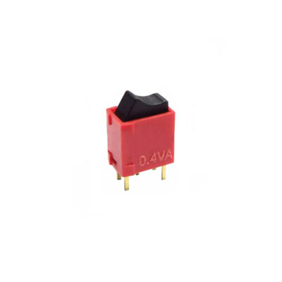 4U ultra-miniature rocker switches series, plastic panel mount switches, latching function, SPDT or DPDT, RJS Electronics Ltd