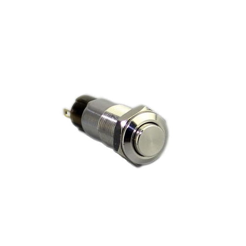 10mm metal push button, antivandal switch, non-illuminated, rjs electronics ltd