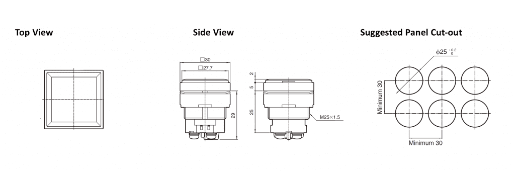 drawing of ML component, rjs electronics ltd