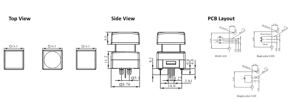 drawing for spg4 broadcast switch, rjs electronics ltd