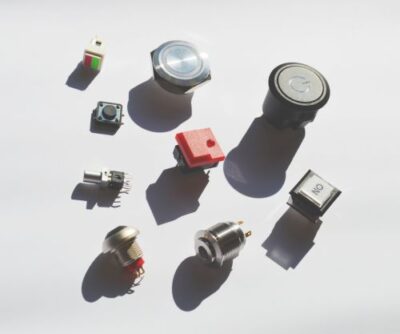 group photo of switches, common misconceptions featured image, anti-vandal push button, panel mount LED switches, piano switch, tact switch, PCB push buttons, switch with illumination, RJS Electronics Ltd