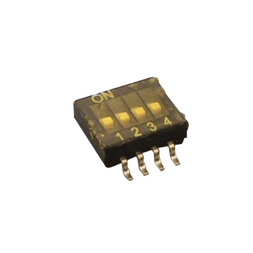 DIP Switches – non-illuminated, ideal for a range of electronic devices, communication devices, data processing – CPU devices, remote controls, home security alarm systems, train model and various other electronic devices. RJS Electronics, SPST, DPDT, between 1 – 12 poles. DIP switch for operation controls. RJS Electronics Ltd