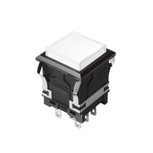 EH-G- Illuminated Push Button Switches - SQUARE - White Single LED illumination, Bi-colour LED Illumination, RGB Illumination, ring LED illumination, dot illumination, full illumination, split face illumination, dual illumination, Led Switches, RJS Electronics Ltd.