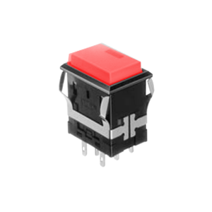 FH - Illuminated Switch - Rectangular Spot - LED Illumination - FH - Illuminated Switch - Square Spot - Red LED Illumination Momentary push button switch, momentary function, Latching push button switch, Latching function, IP rated, Led Switches, RJS Electronics Ltd.