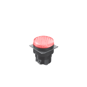 LED Indicator Panel, Flat Round Type - Red - MLC - LED Panel Indicator - RJS Electronics Ltd.