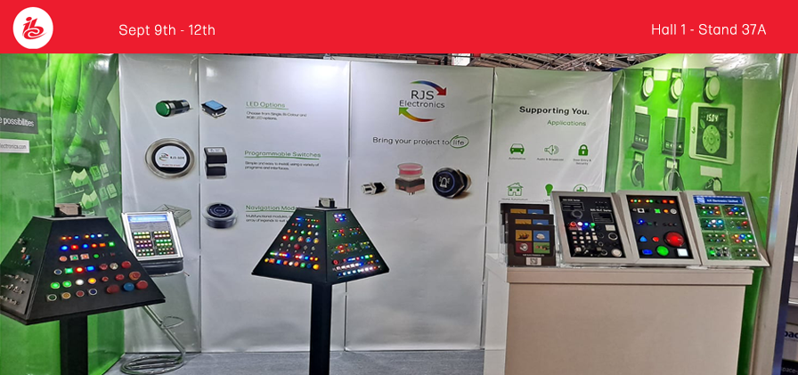 IBC show, stand layout, rjs electronics ltd