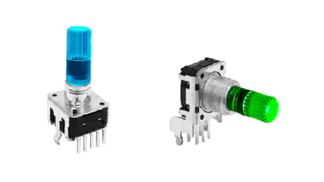 LED encoders, right angle and vertical, rjs electronics ltd