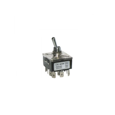 PCB- Toggle Switches- LPO SERIES - 4PDT- PCB, Panel mount, Toggle Switches, IP rated, without LED illumination, guards and accessories available. RJS Electronics Ltd.