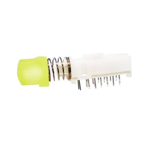 ML-2LXXAT-Y, plastic pcb mount led illuminated push button switch, LED switches, RJS Electronics Ltd