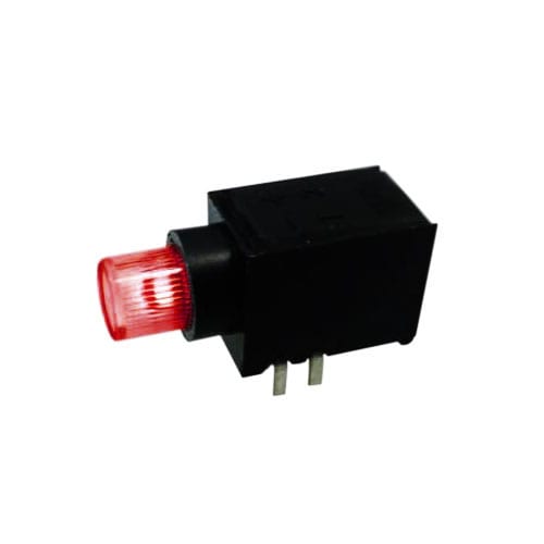 right angle push button switch with led llumination, bi-colour available, rjs electronics ltd