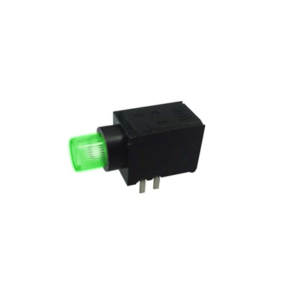 MLS green led button, pcb switch, rjs electronics ltd