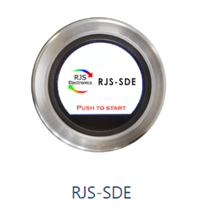 Momentary PushButton application, full screen TFT Roatry Encoder, RJS-SDE, RJS ELECTRONICS LTD.