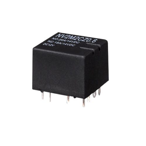 NV2M, PCB, Relay, Automotive relay, rjs electronics ltd