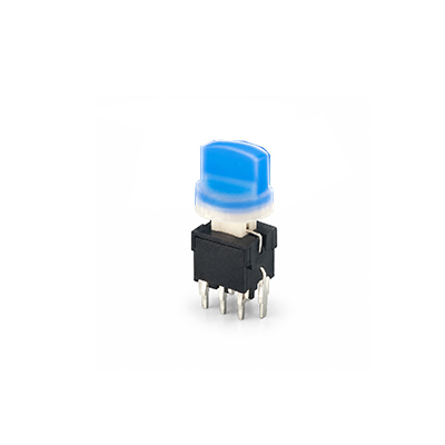 PB61301XL LED illuminated pcb push button switch, rjs electronics ltd