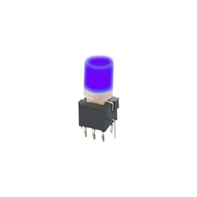 PB61303A plastic latching push button switch, led illuminated, LED switches, rjs electronics ltd