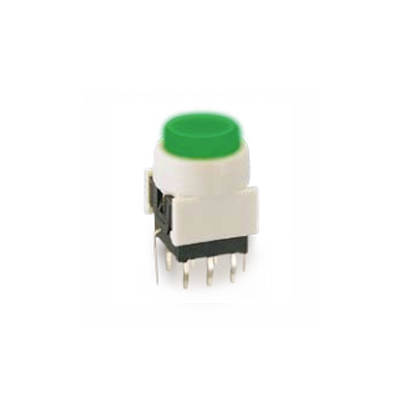 PB6132FXL pcb led push button switch, rjs electronics ltd