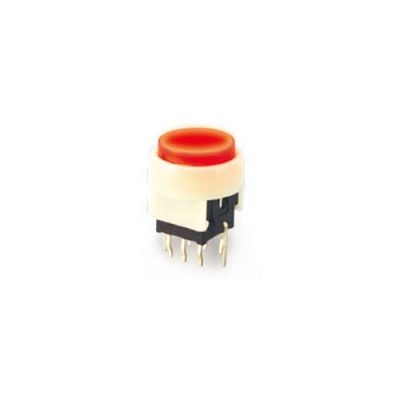 PB6134F plastic push button switch, led illuminated, LED switches, rjs electronics ltd