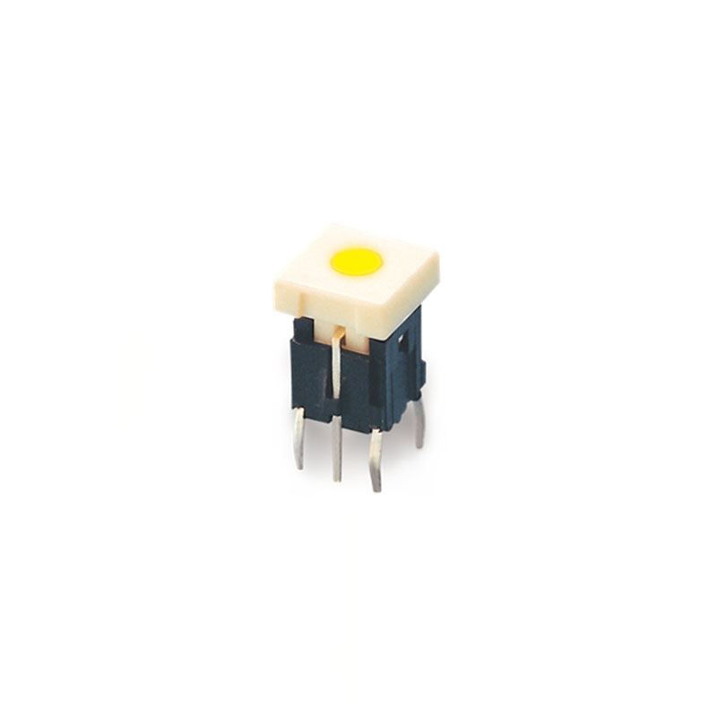 PB6141 led plastic push button tact switch, led switches, tactile switch, illuminated tact switch, rjs electronics ltd