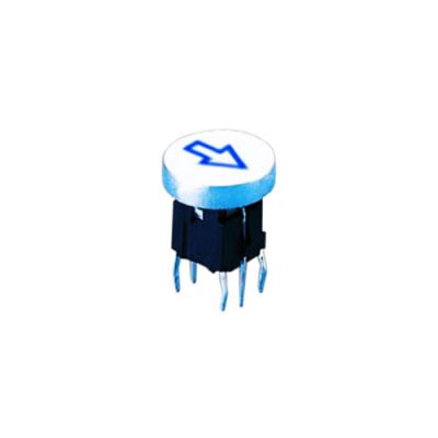 PB61412 plastic push button tact switch, led illuminated, LED switches, tactile switch, rjs electronics ltd