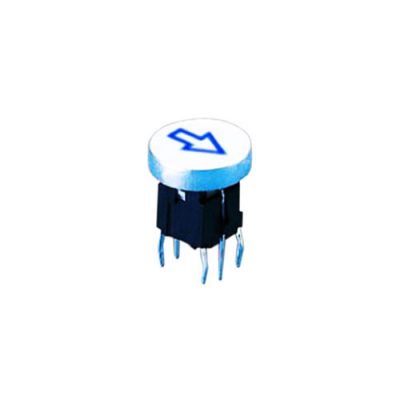 PB61412 plastic push button tact switch, led illuminated, LED switches, rjs electronics ltd