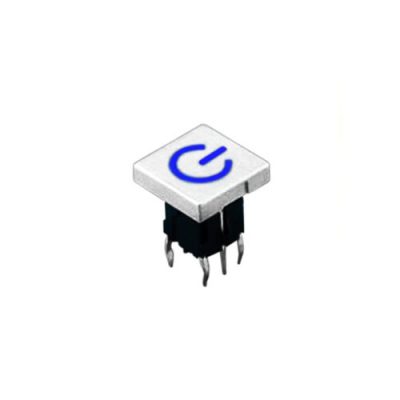 PB61413 plastic push button tact switch, led illuminated, LED switches, tactile switch, rjs electronics ltd