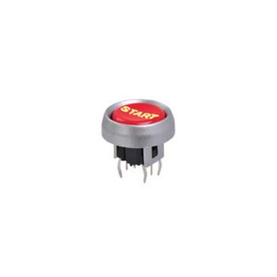 PB61417FL custom led illuminated tactile plastic push button switch, tactile switch, LED switches, rjs electronics ltd