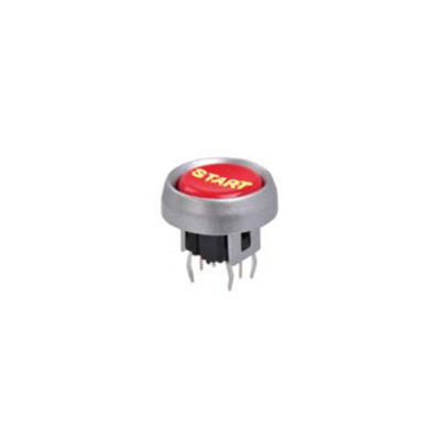 PB61417FL custom led illuminated tactile plastic push button switch, tactile switch, LED switches, illuminated tact switch, rjs electronics ltd
