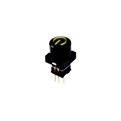 PB615302 plastic push button tact switch, led illuminated, pcb mount, LED switches, RJS Electronics Ltd