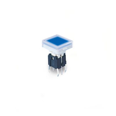 PB6X71 plastic momentary push button tact switch, led illuminated, LED switches, rjs electronics ltd