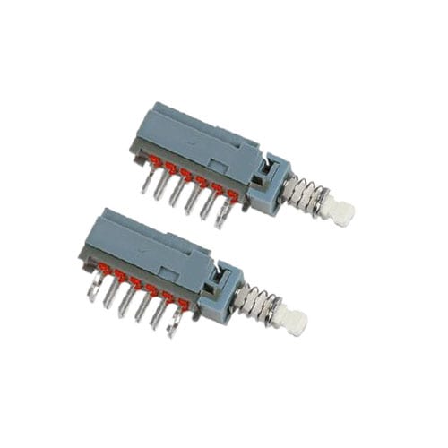 pcb push button switch, SPUJ switch, 4 pole, rjs electronics ltd