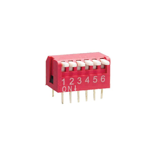 piano style dip switch, pcb mount, RJS Electronics