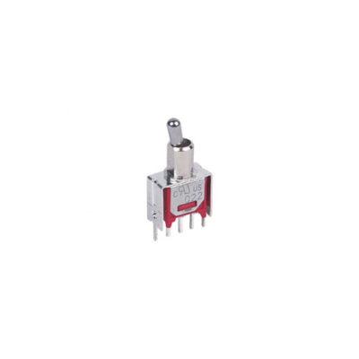 rjs-toggle-switch-2m-VS2- SPDT - PCB, Panel mount, Toggle Switches, IP rated, without LED illumination, guards and accessories available. Miniature toggle switch, sealed waterproof toggle switch, sub-miniature toggle switches, ultraminiature toggle switches. Horizontal, right angle, vertical toggle switch. RJS Electronics Ltd.