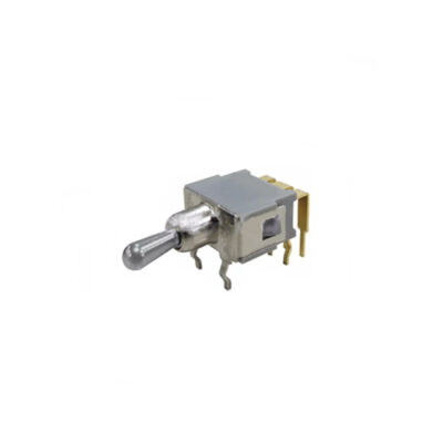 RJS-2TE-M6-DPST sub-miniature right angle toggle switch, metal PCB toggle switch, RJS Electronics Ltd