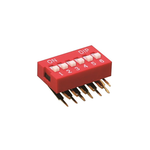 Right angle type dip switch, pcb mount, RJS Electronics
