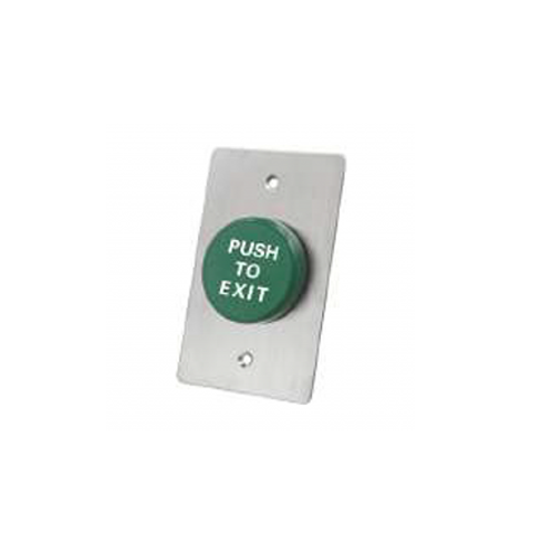 Illuminated Green Push-to-Exit Button