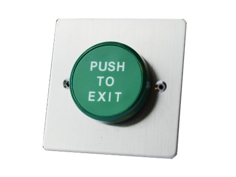 RJS-EX1-86P panel mount push to exit button, door exit buttons, RJS Electronics Ltd