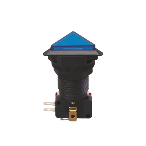 RJS-GME5~12V-D led illuminated push button switch with illumination, gaming button, Led Switches, RJS Electronics Ltd